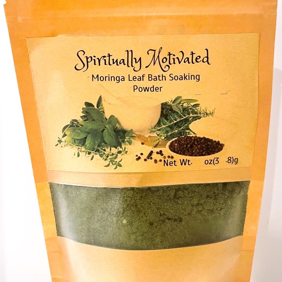 Spiritually Motivated Bath & Body Moringa Leaf Powder Bath Relaxing